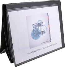 Business Source 1-Inch Easel Landscape Presentation Folder Binder (12)