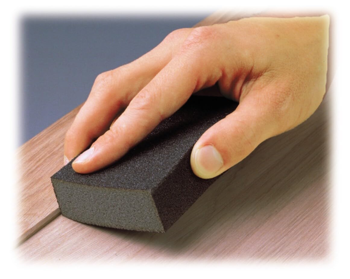 3M Black / 3 3/4 in x 2 5/8 in / Medium Sanding Sponges