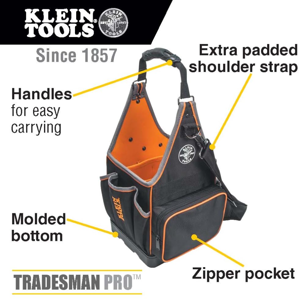 KLEIN TOOLS 8-Inch Tote / 1 Tool Bags