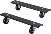 Global Industrial Global IndustrialCaster Base Set for Adjustable Height Workbench 48-72" W x 30 & 36" D, Black