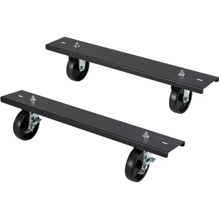 Global IndustrialCaster Base Set for Adjustable Height Workbench 48-72" W x 30 & 36" D – Steel & Polyurethane, Black, Model 238CP35.