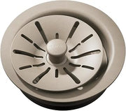 Elkay Quartz Perfect Drain 3-1/2" Polymer Disposer Flange with Removable Basket Strainer and Rubber Stopper Sandstone