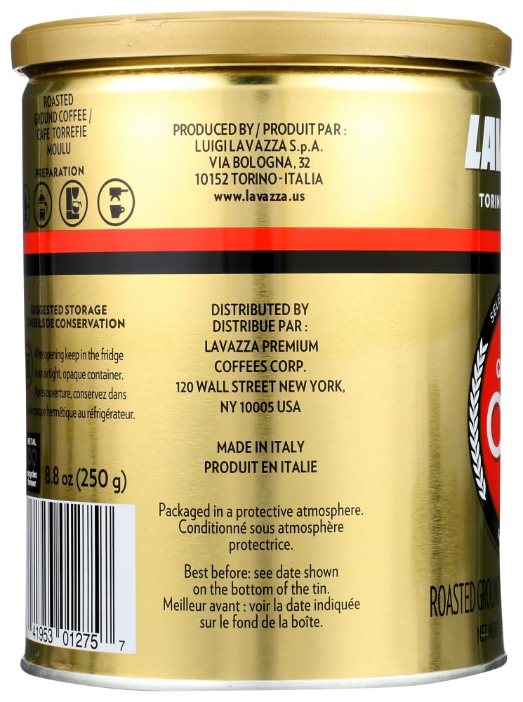 Lavazza Qualita Oro / 4.41 Ounce (Pack of 2) / No color Ground Coffee