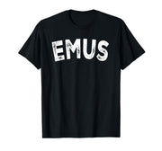 Emus T-Shirt by Emus - Style – Black, Model YM888SDEBDS