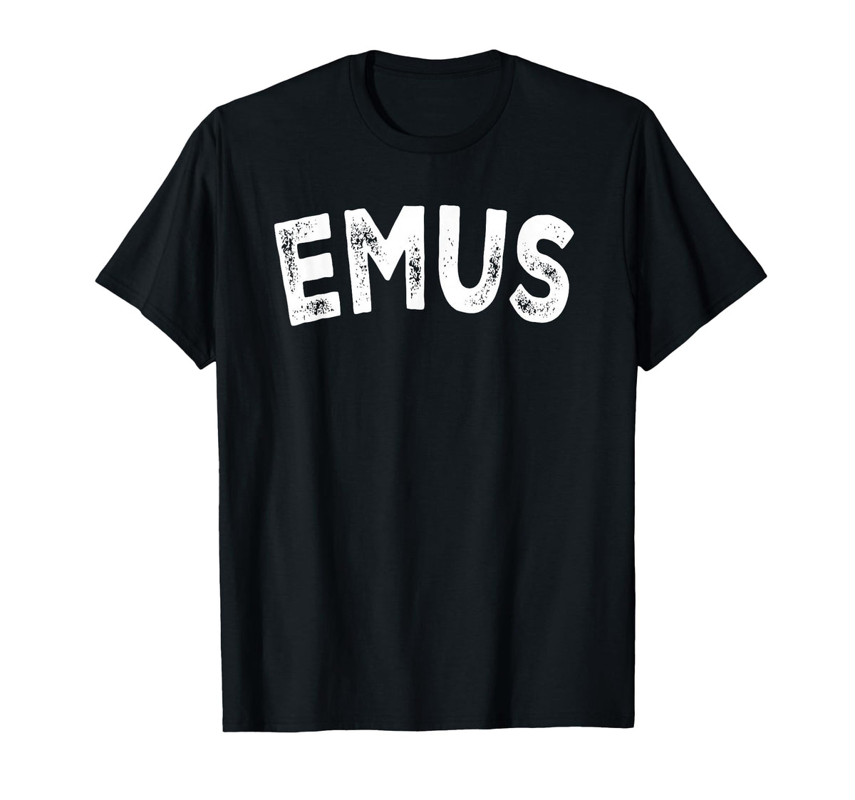 Emus T-Shirt by Emus - Style – Black, Model YM888SDEBDS