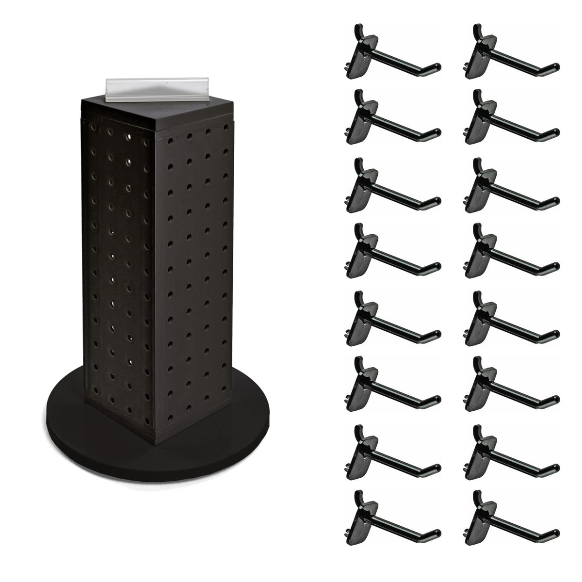 Azar Displays Yellow / Pegboard + Hooks / 1 Pegboard Hooks