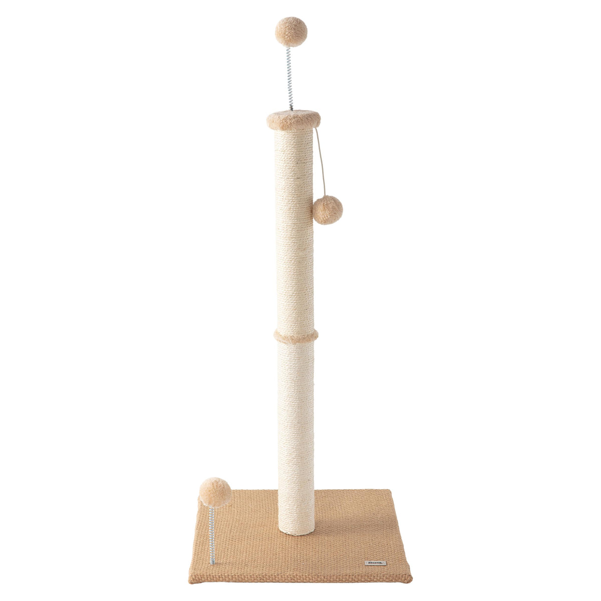 THE LICKER STORE Brown/Cream / 15.5 x 15.5 x 38 / Modern Scratching Posts