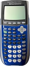 Texas Instruments TI-84 Plus Silver Edition Blue Graphing Calculator (Packaging may vary)