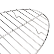 Mlintech Oval Roasting Rack, Stainless Steel Wire, 15x10 Inch, Silver