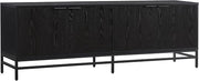 Henn&Hart 70" TV Stand for TVs up to 78", Natural Black
