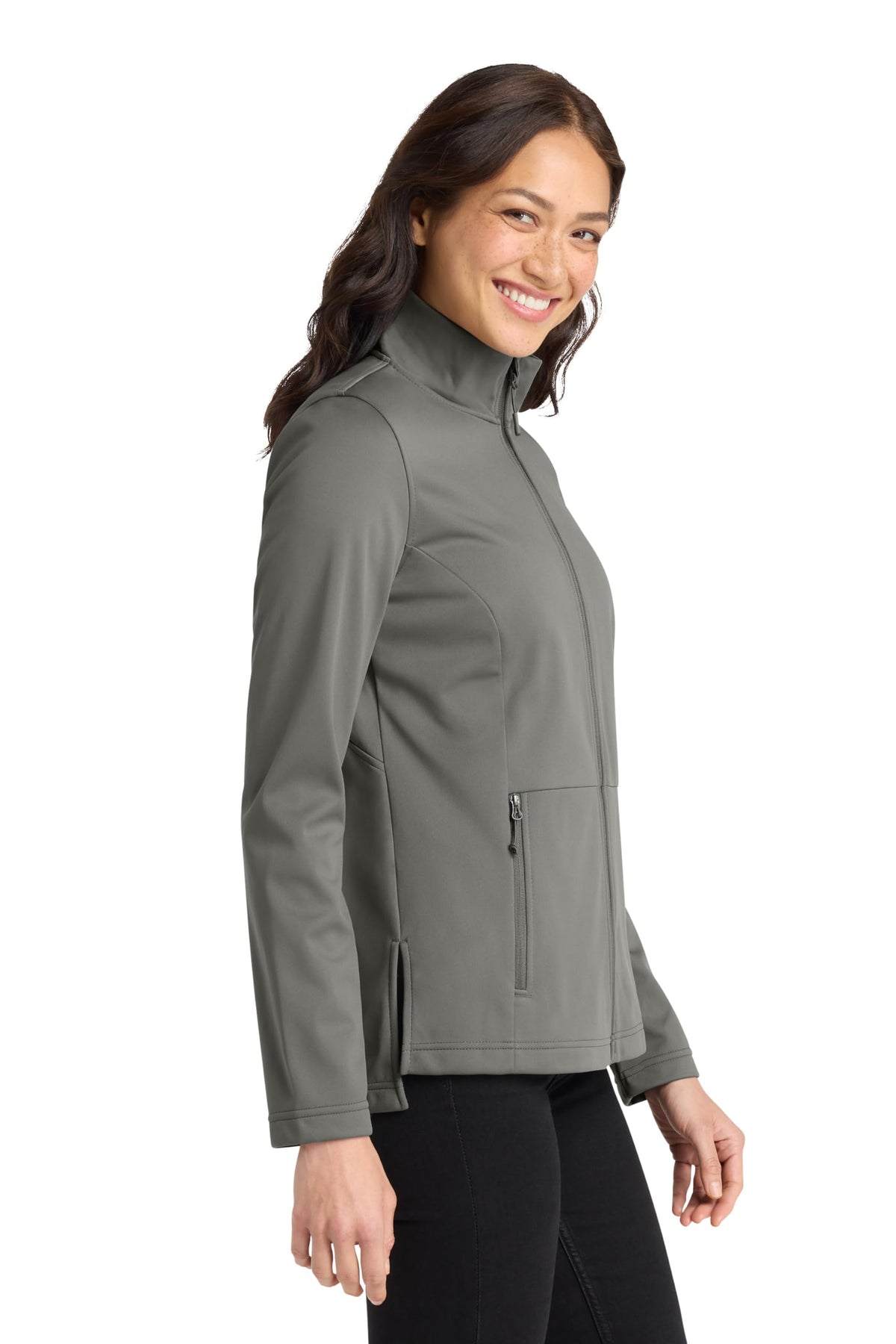 Women's Flexshell Jacket by Port Authority – Large, Smoke Grey, Model L617