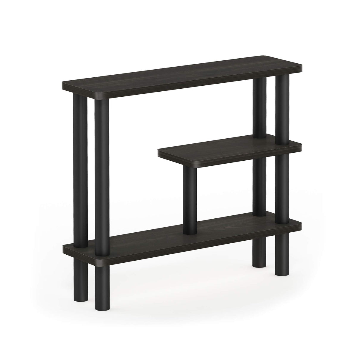 Furinno Espresso/Black / Side Rack / Contemporary Bathroom Shelves