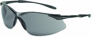 Uvex by Honeywell Sperian XV201 Tectonic Series Eyewear TSR Gray Anti-Scratch Lens and Gloss Black Temple