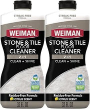 Weiman Stone Tile and Laminate Cleaner - 32 Ounce 2 Pack