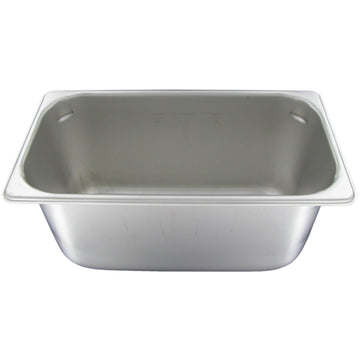 S/S 1/3 Size Pan by Vollrath – 1/3, 6.0 inches, Stainless Steel, Silver, Model 20369