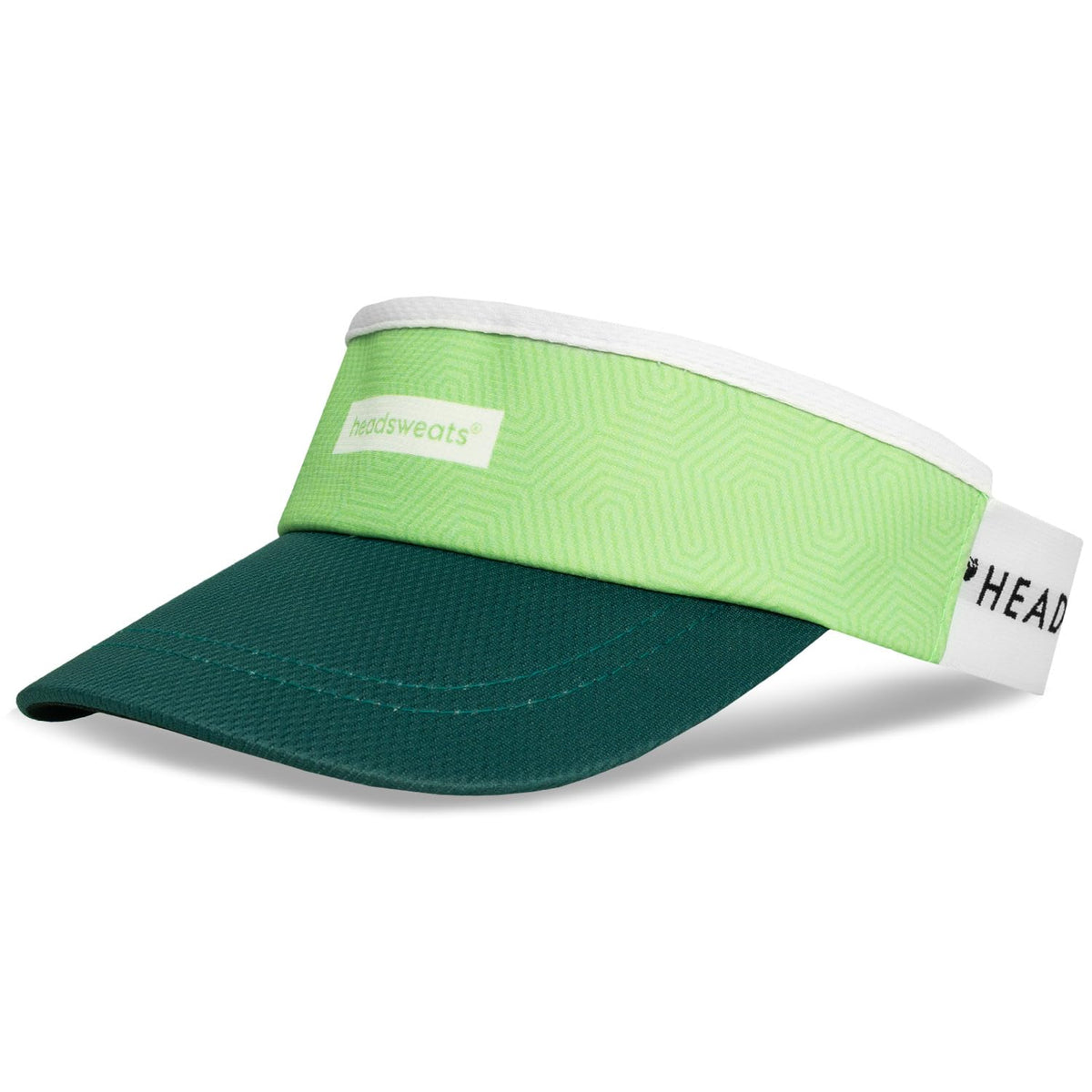 Lightweight Performance Running Sun Visor by Headsweats – Polyester, Teal
