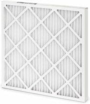 Global Industrial Standard Capacity Pleated Air Filter, MERV 8, Wire Backed, 24"Wx12"Hx1"D, Lot of 12