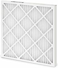 Global Industrial Standard Capacity Pleated Air Filter, MERV 8, Wire Backed, 24"Wx12"Hx1"D, Lot of 12