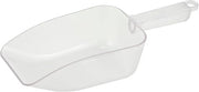 Winco 32 oz White Plastic Commercial Scoop | Multi-purpose, Comfort handle, Restaurant service, Great for Ingredients, Ice, Portioning and Food Preparation