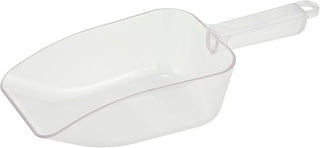 Winco 32 oz White Plastic Commercial Scoop | Multi-purpose, Comfort handle, Restaurant service, Great for Ingredients, Ice, Portioning and Food Preparation