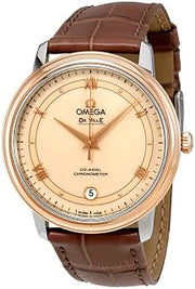 Omega De Ville Automatic Stainless Steel & Rose Gold Unisex Watch 424.23.37.20.09.001