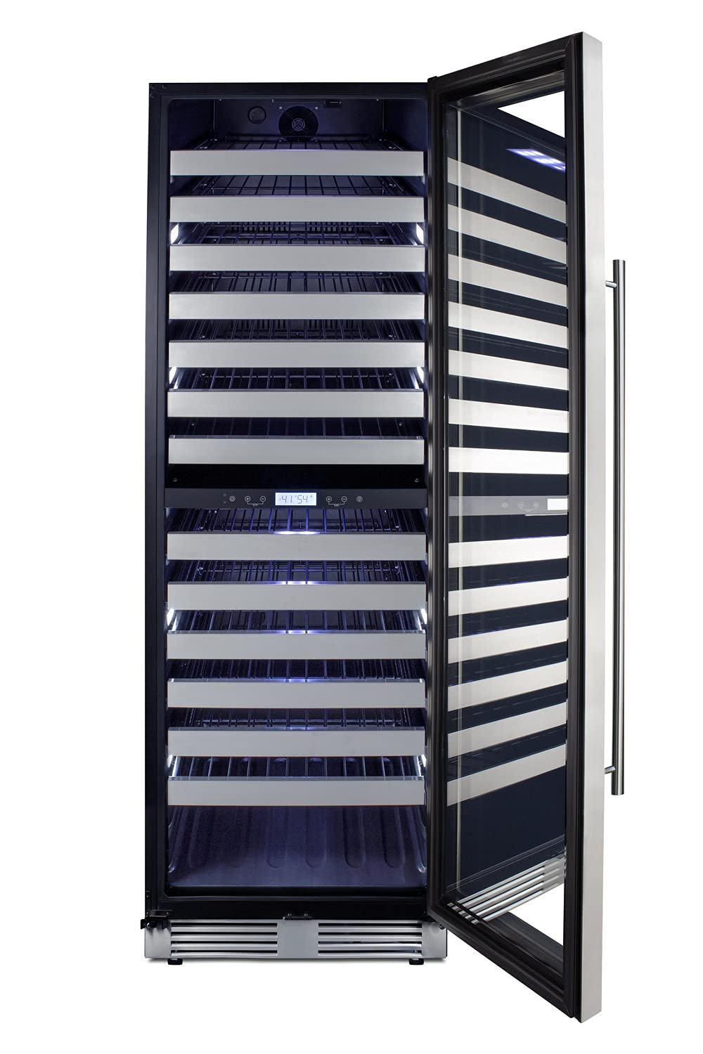 Summit Appliance Stainless Steel / 1 Freestanding Wine Cellars
