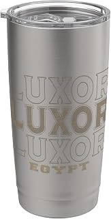 Vintage Luxor Egypt Stainless Steel Insulated Tumbler