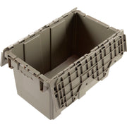 Distribution Container With Hinged Lid 22-3/8x13x13 Gray by Monoflo – Plastic, Gray, Model 257810