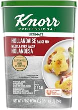 Knorr Professional Ultimate Hollandaise Sauce Mix Tubs, 30.2 Oz, 4 Pack | Vegetarian, No Artificial Flavors or Preservatives, 4 Hour Hold, for Breakfast Dishes, Vegetables & Fish