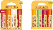 Burt's Bees Lip Balm Easter Basket Stuffers - Pink Grapefruit, Mango, Coconut & Pear, Pomegranate and Original Beeswax, Cucumber Mint, Watermelon & Sweet Mandarin Packs, 0.15 oz, 4 Tubes