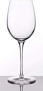 Luigi Bormioli Styles 12.75 oz Soft White Wine Glasses (Set of 2), 2 Count (Pack of 1), Clear
