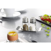 Salt and Pepper Shakers by GEFU – 10,2 x 7,9 x 7 cm, Glass, Transparent, Model GE33630
