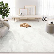 Abani Nomad Cream Area Rug 8' x 10' for Living Room, Bedroom - Abstract Pattern - Durable & Easy to Clean
