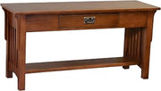 Starlight Canyon Home Solid Wood Mission-Style Console Table with Drawer, Entryway Table Sofa Table for Hallway or Foyer Entry, Michael's Cherry