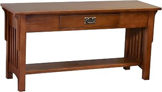 Starlight Canyon Home Solid Wood Mission-Style Console Table with Drawer, Entryway Table Sofa Table for Hallway or Foyer Entry, Michael's Cherry