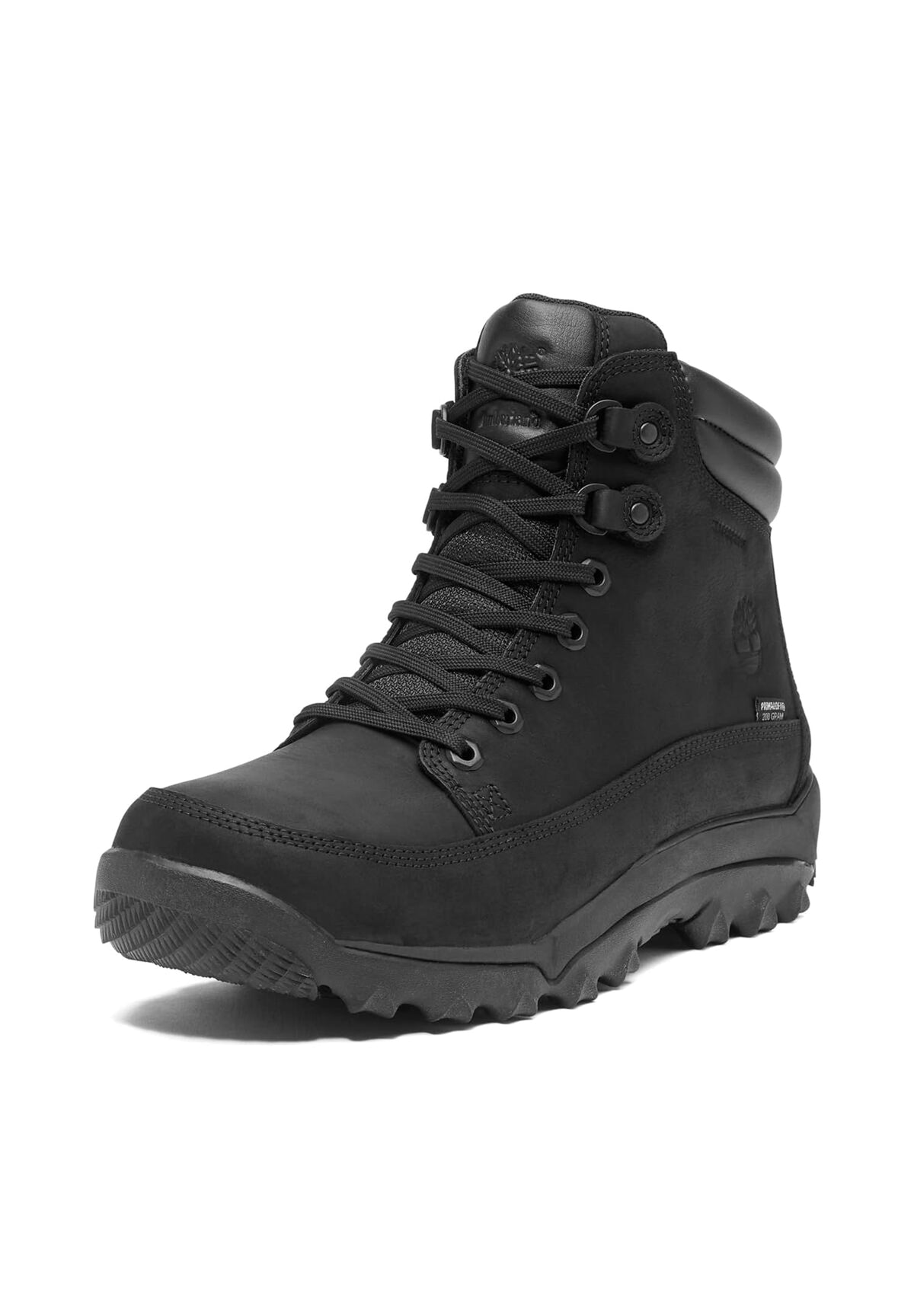 Men's Rime Ridge Mid Wp Trainers by Timberland – 7, Leather, Black