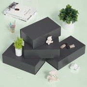 Ryddoy Gift Boxes with Lids, 9.5 x 6 x 3 Inch, Black 5 Pack