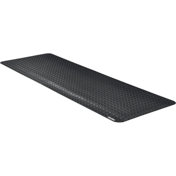 24" W x 72L Diamond Plate Ergonomic Anti Fatigue Mat by Global Industrial – Foam, Black, Model 39267090020000600