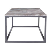 Wynn 48" Modern Luxe Solid Marble Coffee Table by Jofran Inc. – Marble, Grey Marble, Model 2568-1