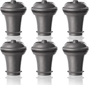 Vacu Vin Wine Saver Vacuum Stoppers Set of 6 – Grey (Limited Edition)