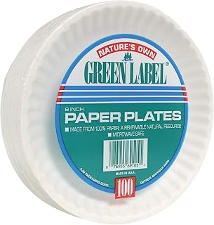 AJM Packaging AJMPP6GRE - AJM Green Label Plate