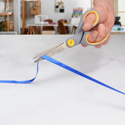 8” Titanium Bonded Scissors with Adjustable Glide and Soft Handle by Westcott – 2-Pack, Titanium Bonded, Gray/Yellow, Model 13901