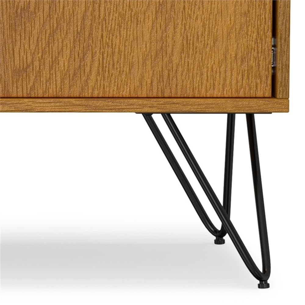 SIMPLIHOME Oak Veneer / 60 inch / TV Stand Television Stands & Entertainment Centers