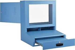 Global Industrial LCD Counter Top Security Computer Cabinet, 24" Diagonal