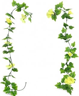 Artificial Flower Garland Morning Vine, Artificial Flower Garland - Pipe Covering, Made from Textile, Style to 3