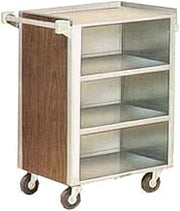 Enclosed Bussing CART, 4 Shelf - 16INX24IN