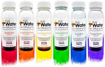 Roylco PlusWater Washable Liquid Watercolor Paint Value Kit – Just Add Water to Create Paint | 8oz Large Bottle, Safe & Non-Toxic | Water Colors Painting Supplies for Art, Craft DIY, Poster, School, Home, Classroom & Party | Easy Pour Fluid Bottles