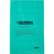 Pet Waste Plastic Bags by Global Industrial – 1 Count (Pack of 1), Plastic, Green, Model 695797