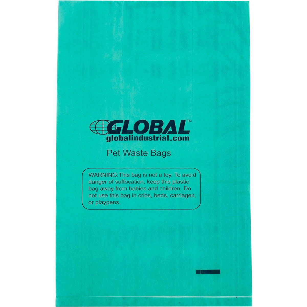 Pet Waste Plastic Bags by Global Industrial – 1 Count (Pack of 1), Plastic, Green, Model 695797