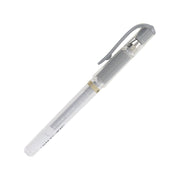 Signo UM-153 Gel Ink Rollerball Pen by Uni-Ball – Rubber, Silver, Pack of 3, Model UM153.26.3